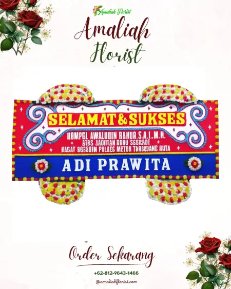 Papan Bunga Ucapan Selamat Sobih